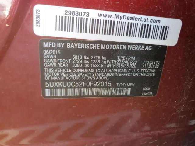 2015 BMW X6 Sdrive35i