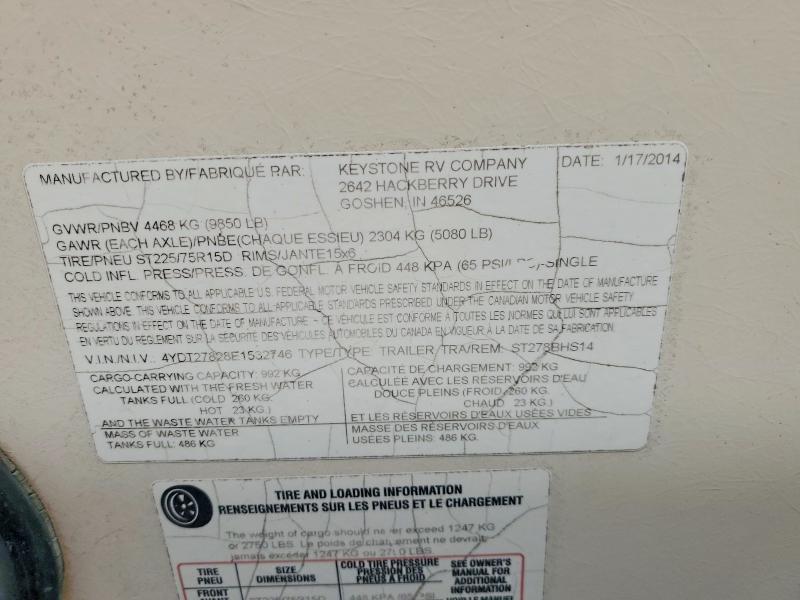 2014 Keystone 2008 Keystone Sprinter Camper