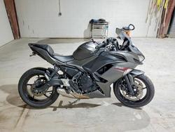 Kawasaki ex salvage cars for sale: 2022 Kawasaki EX650 N