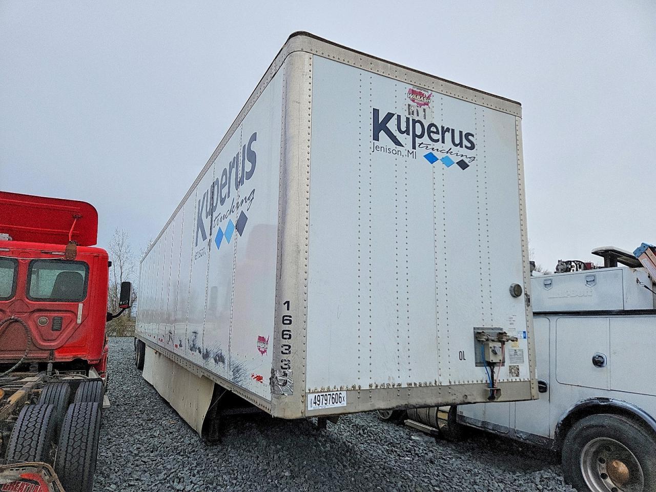 2016 Wabash 2013 Wabash Dvcvhpc DRY Van Trailer