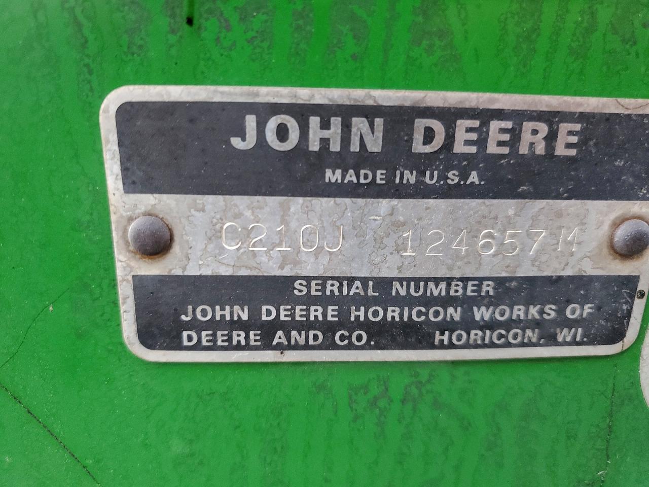 1967 John Deere 210 Lawn Mower