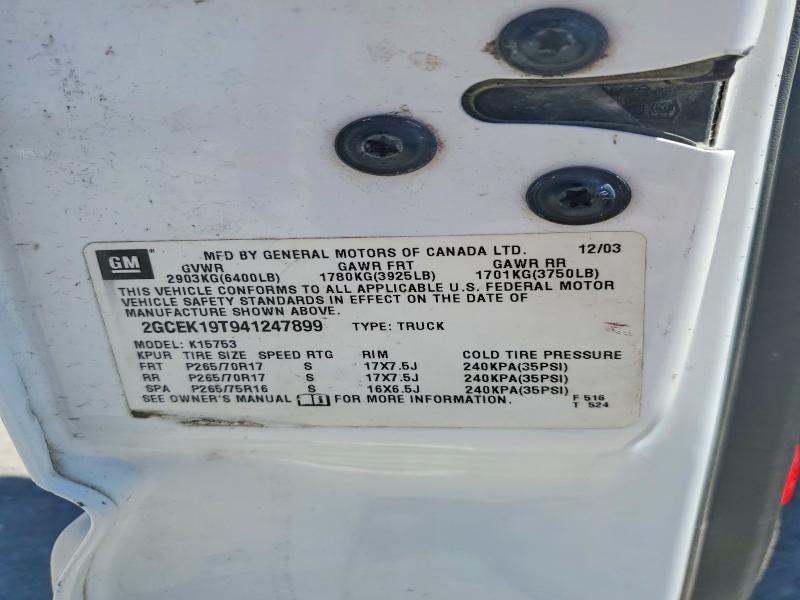 2004 Chevrolet Silverado K1500