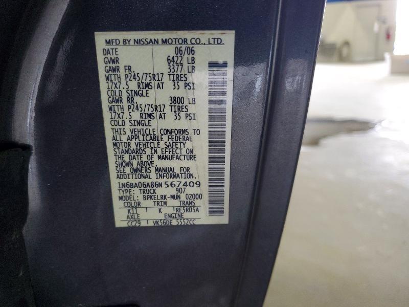 2006 Nissan Titan XE FFV