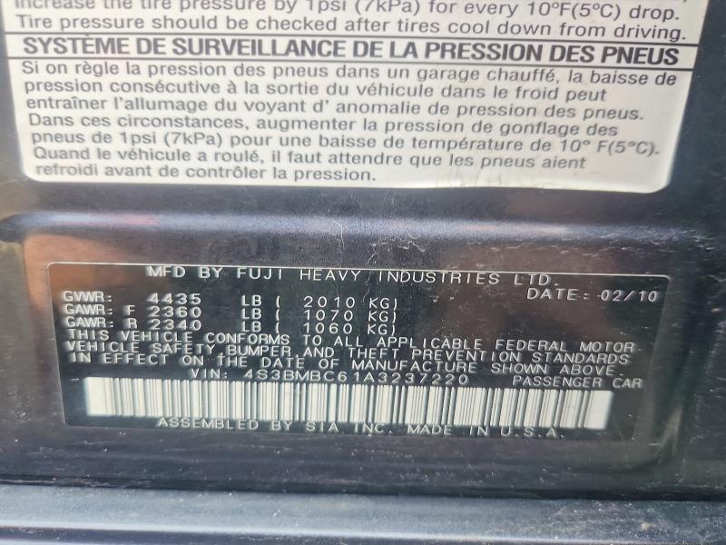 2010 Subaru Legacy 2.5i Premium