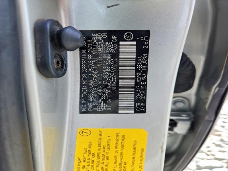 2004 Lexus Es 330 Base