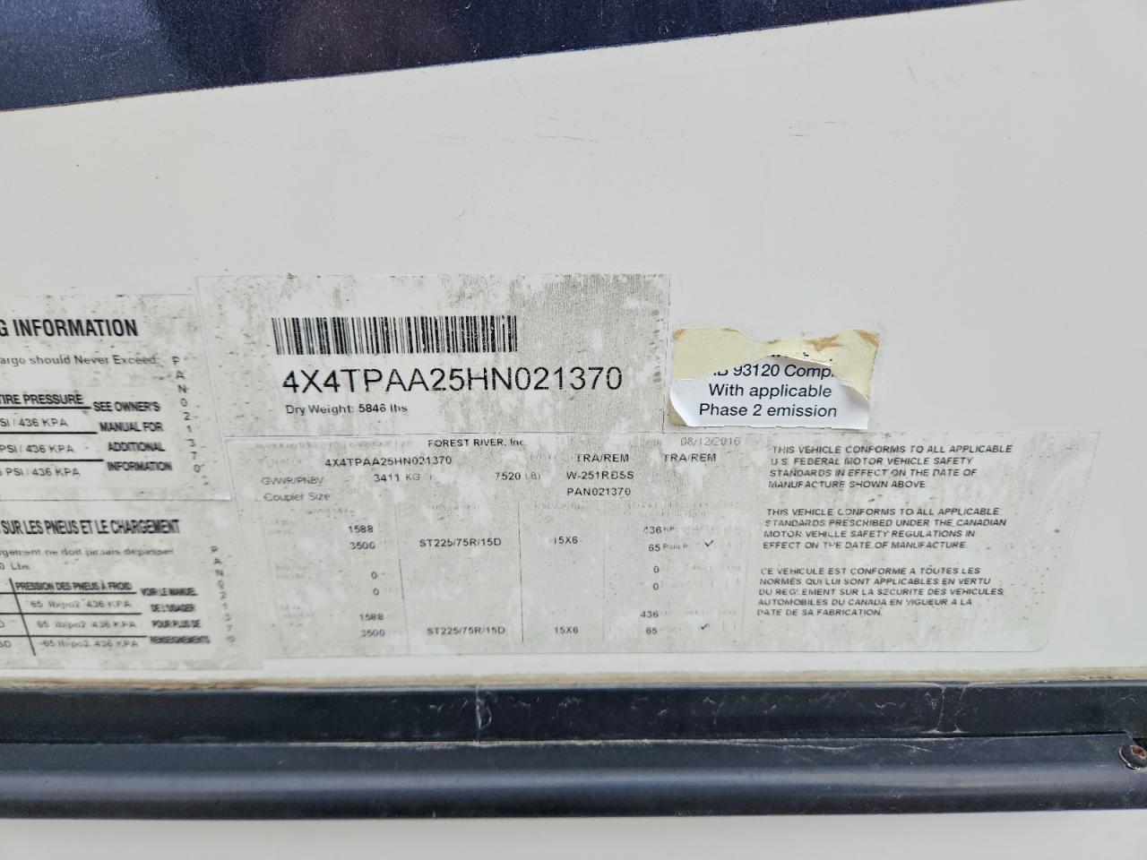 2017 Foresriver 2017 Forest River Palomino Camper