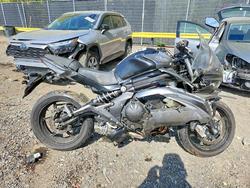 Salvage motorcycles for sale at Waldorf, MD auction: 2014 Kawasaki EX650 F