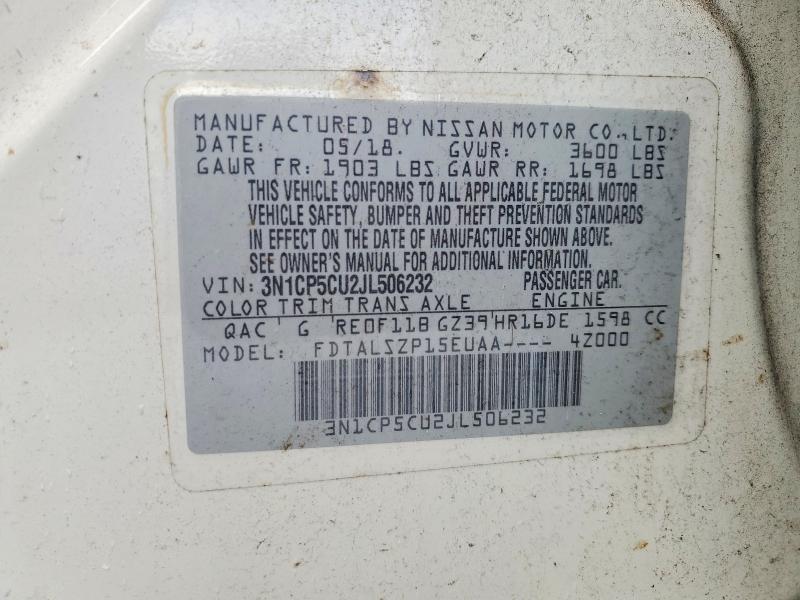 2018 Nissan Kicks sv