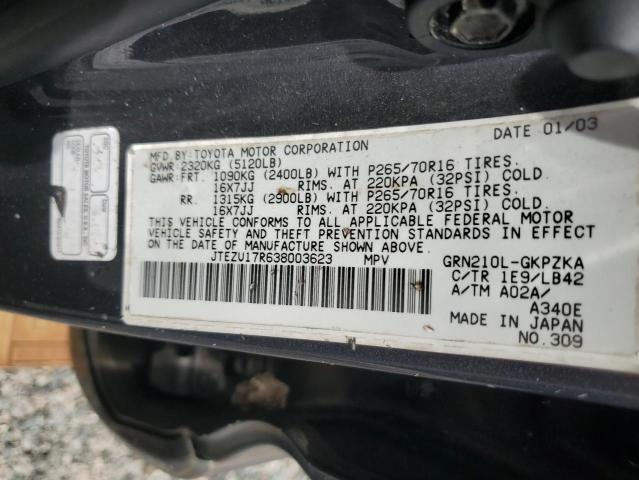 2003 Toyota 4runner Limited