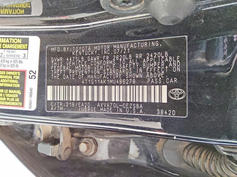 2021 Toyota Camry se