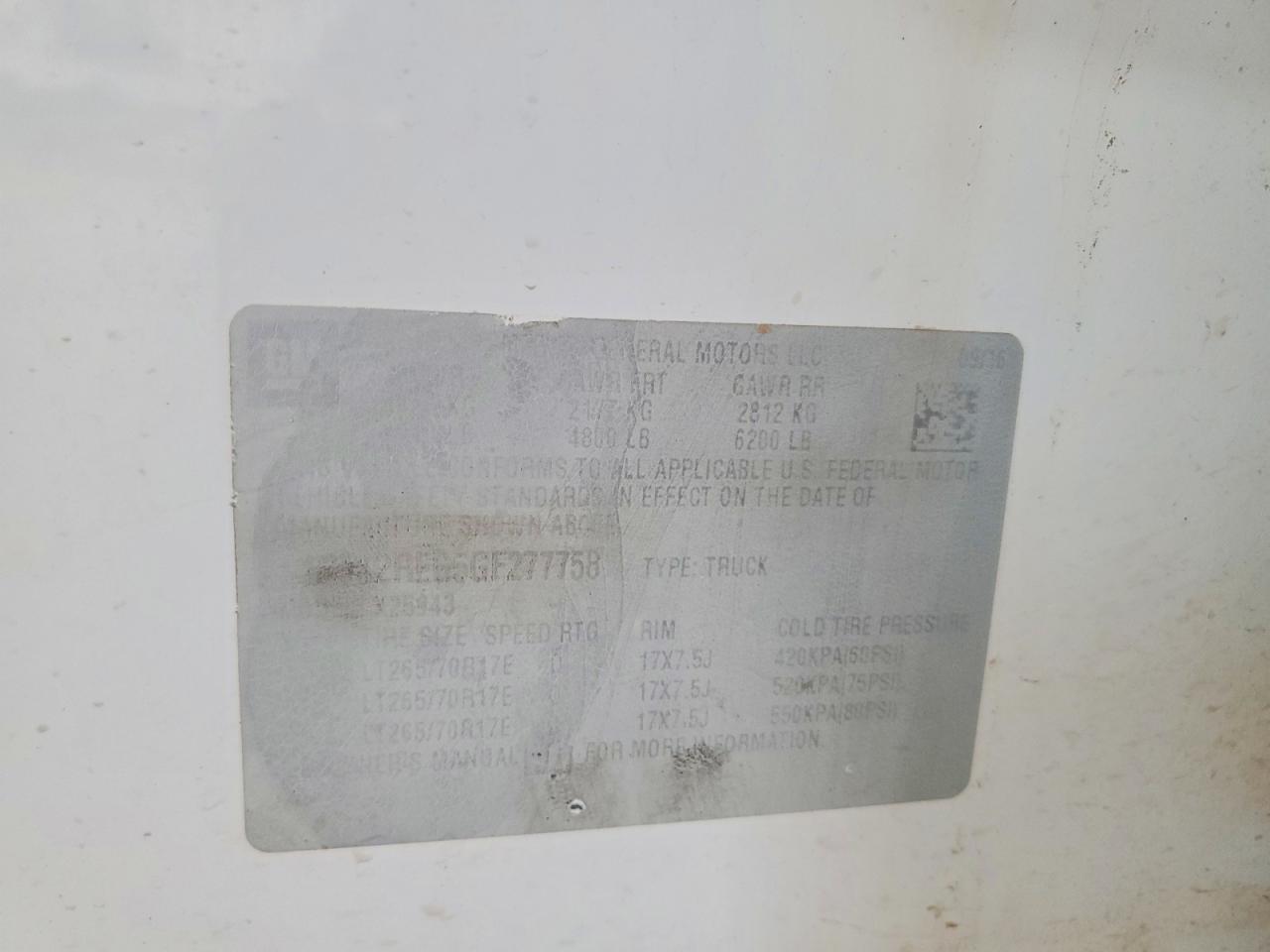 2016 GMC Sierra K2500 Heavy Duty