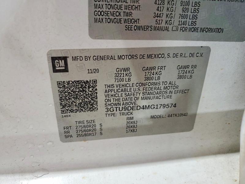 2021 GMC Sierra K1500 SLT
