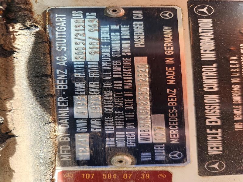 1982 Mercedes-Benz 380 sl