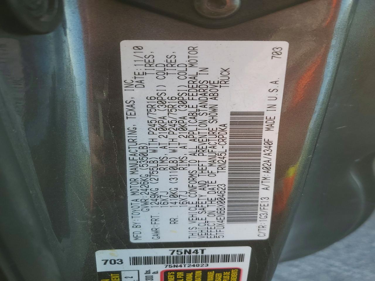 2011 Toyota Tacoma Base