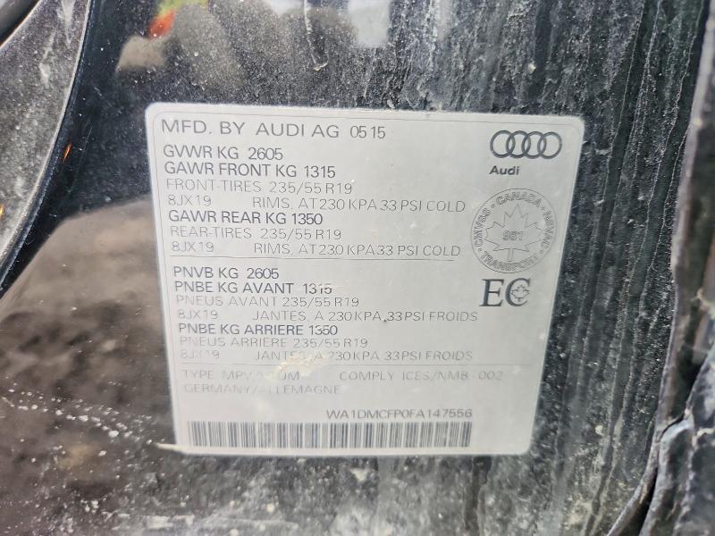 2015 Audi Q5 tdi Premium Plus
