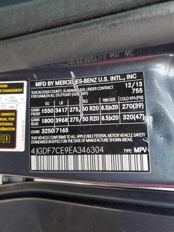 2014 Mercedes-Benz Gl 450 4matic