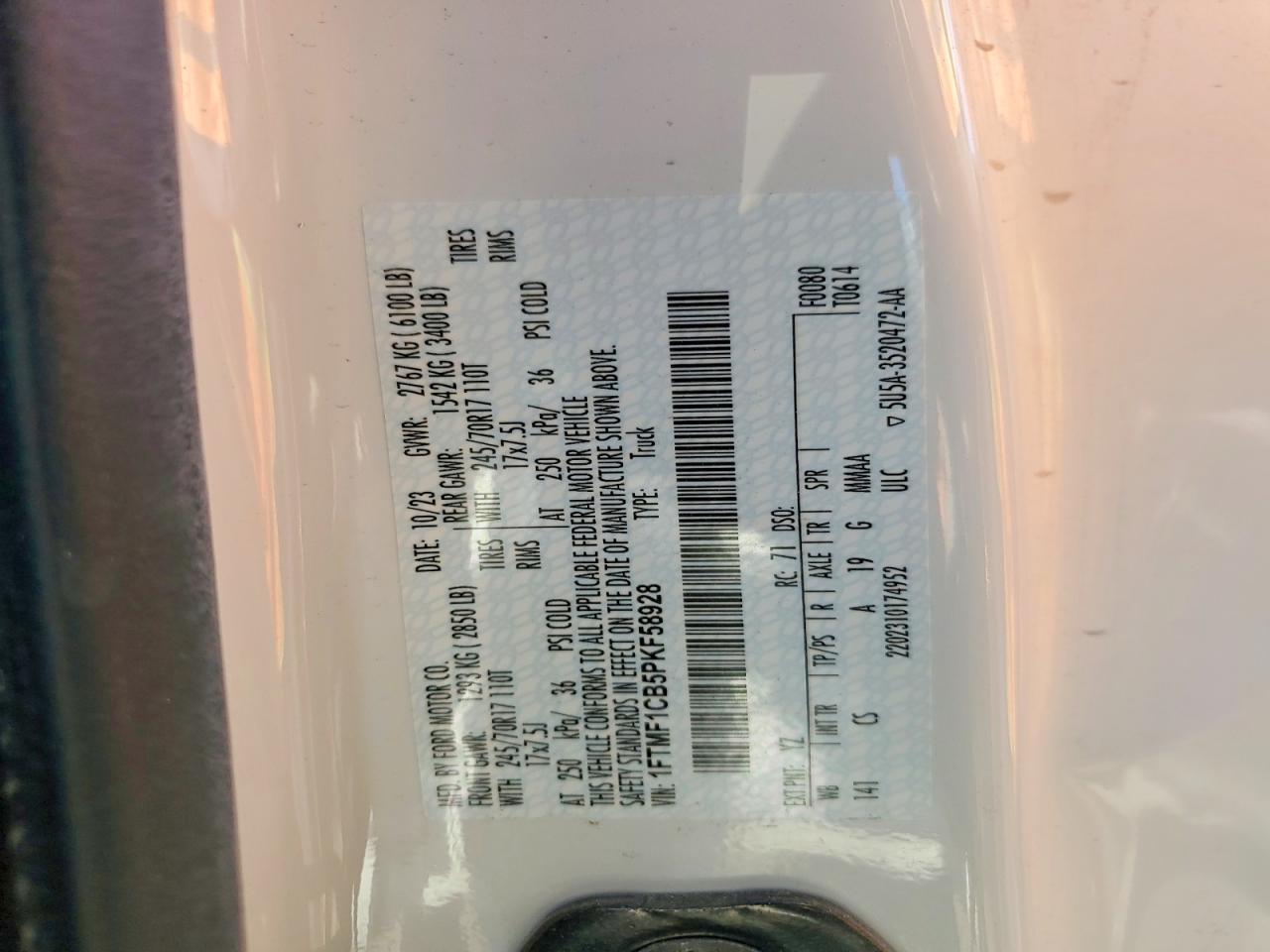 2023 Ford F150