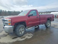 Salvage trucks for sale at Windham, ME auction: 2015 Chevrolet Silverado K2500 Heavy Duty