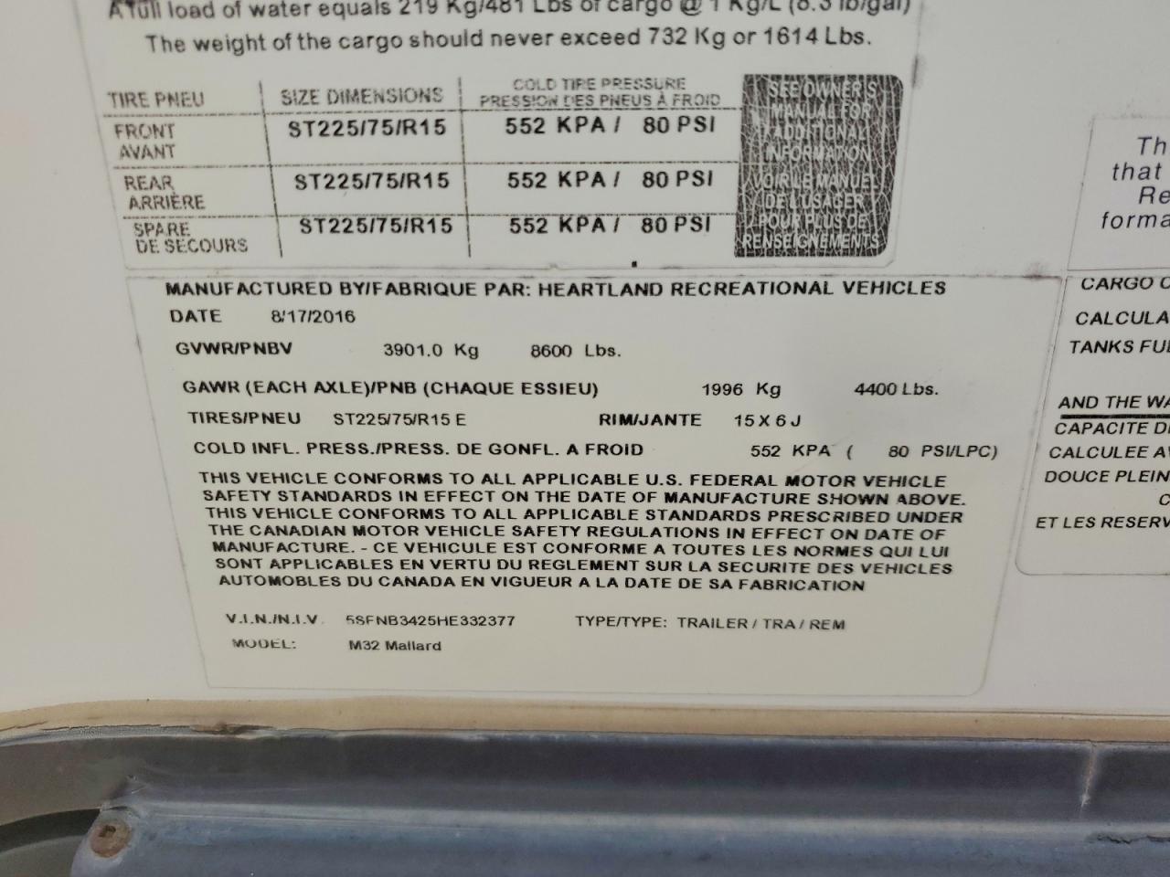 2017 Heartland Mallard Camper