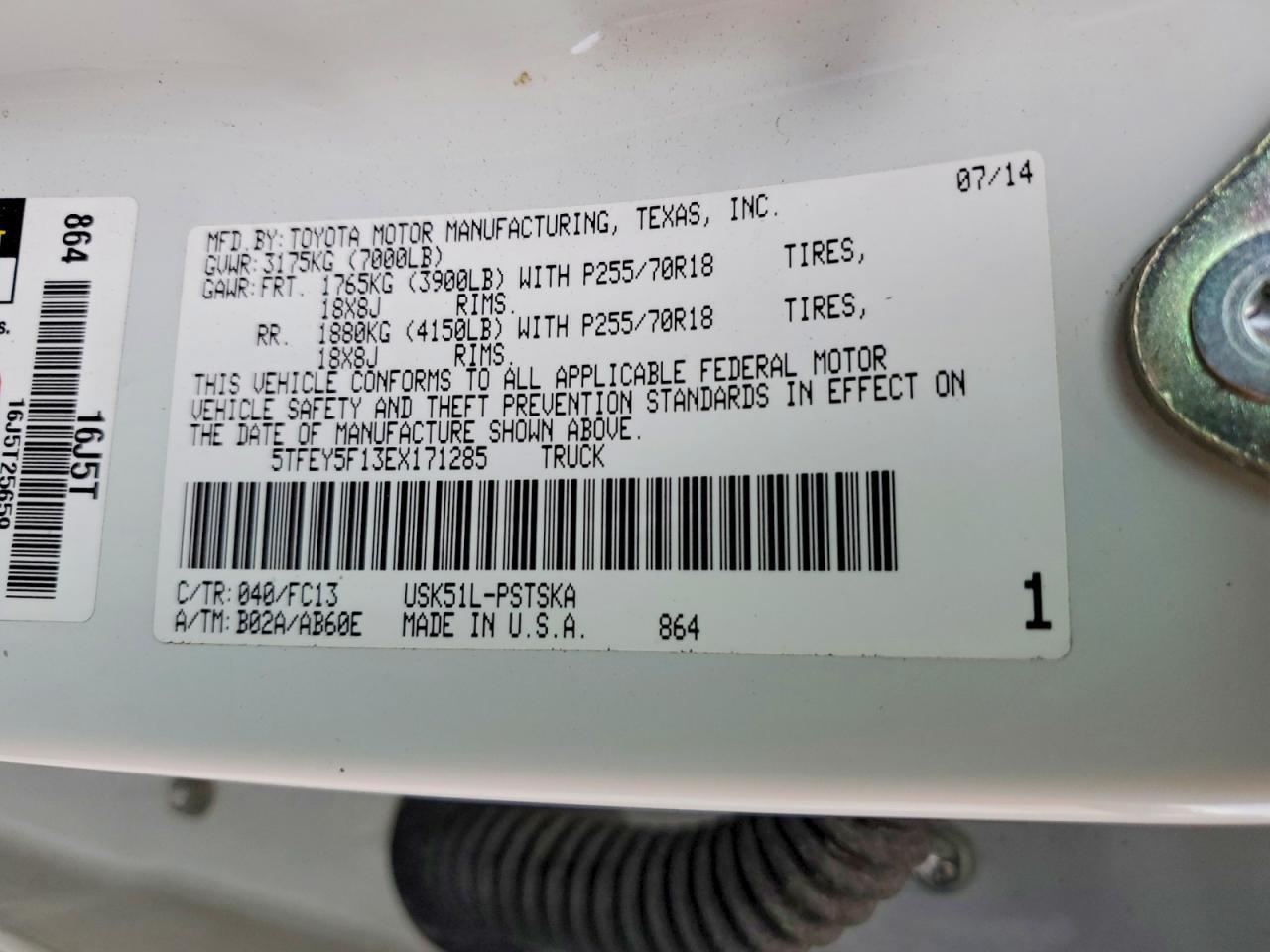 2014 Toyota Tundra Crewmax SR5