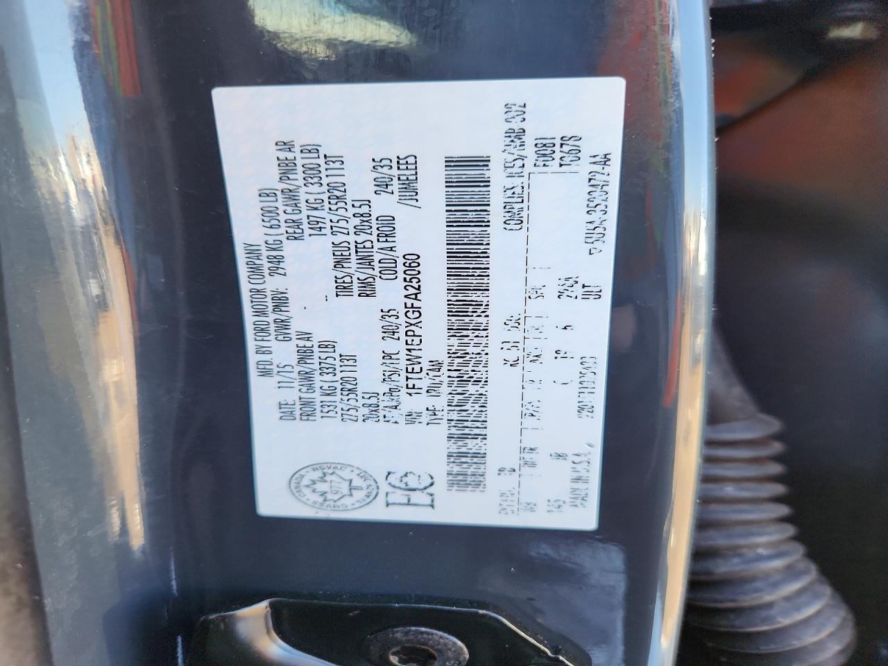 2016 Ford F150 Supercrew