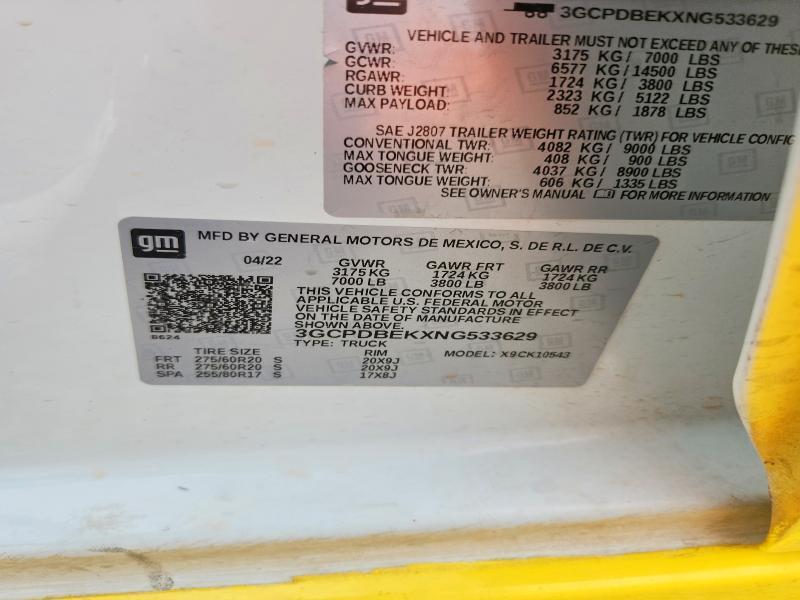 2022 Chevrolet Silverado K1500 Custom