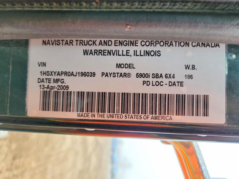 2010 International 5900i Semi Truck