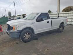 Salvage trucks for sale at Miami, FL auction: 2018 Ford F150