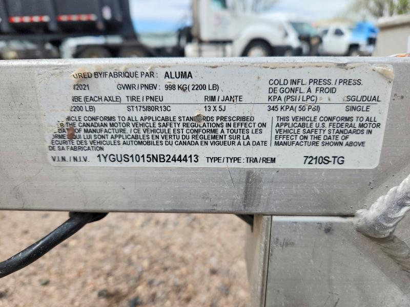2022 Aluma 7210s-tg Utility Trailer