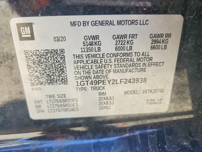 2020 GMC Sierra K2500 AT4