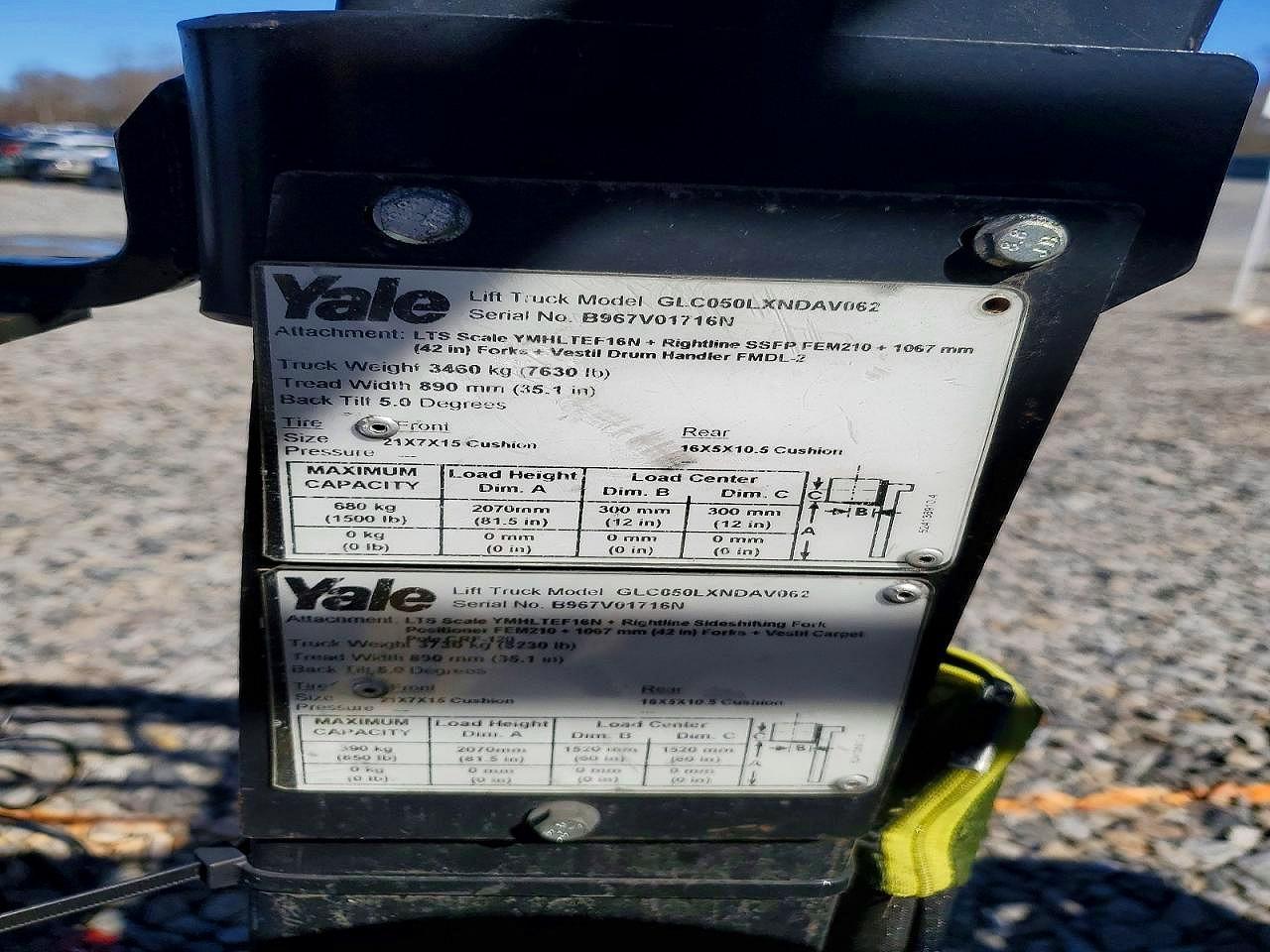 2015 Yale GL0660LDNAV062