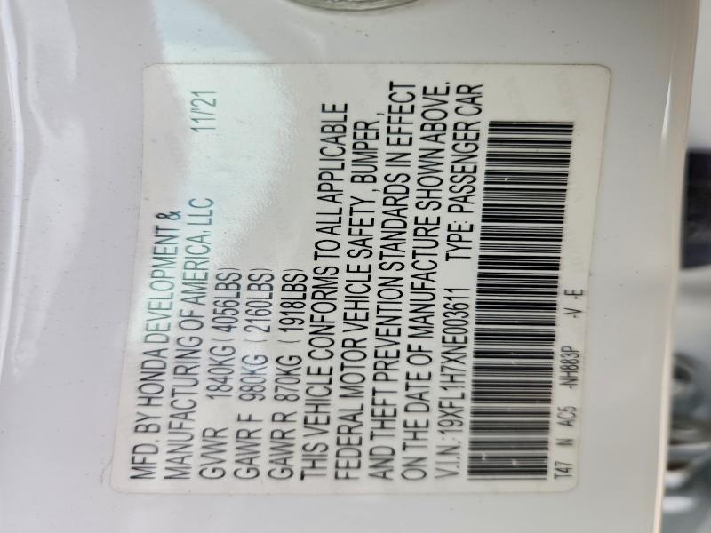 2022 Honda Civic exl