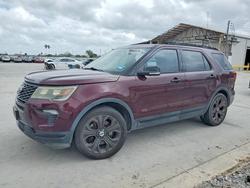 Ford Vehiculos salvage en venta: 2018 Ford Explorer Sport