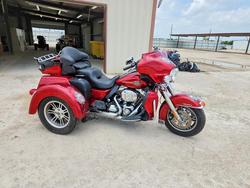 Salvage motorcycles for sale at Temple, TX auction: 2013 Harley-Davidson Flhtcutg TRI Glide Ultra Classic