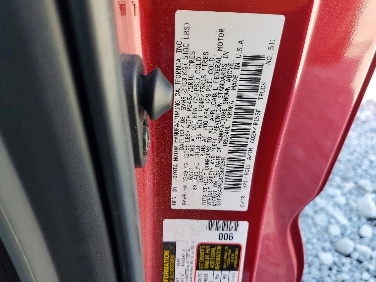 2008 Toyota Tacoma Base