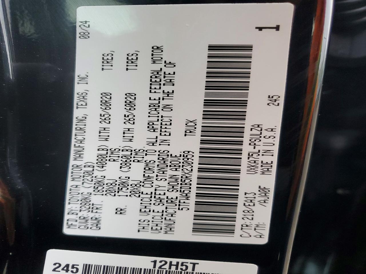 2024 Toyota Tundra Limited