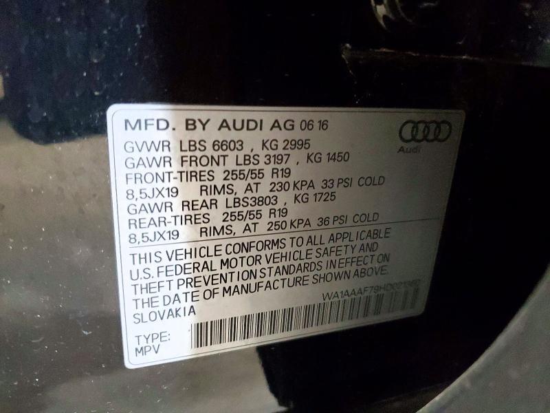 2017 Audi Q7 Premium