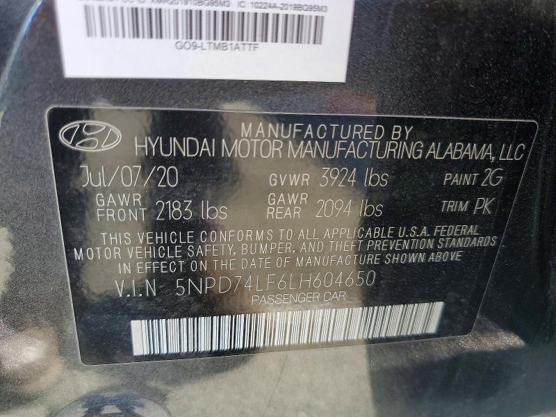 2020 Hyundai Elantra se