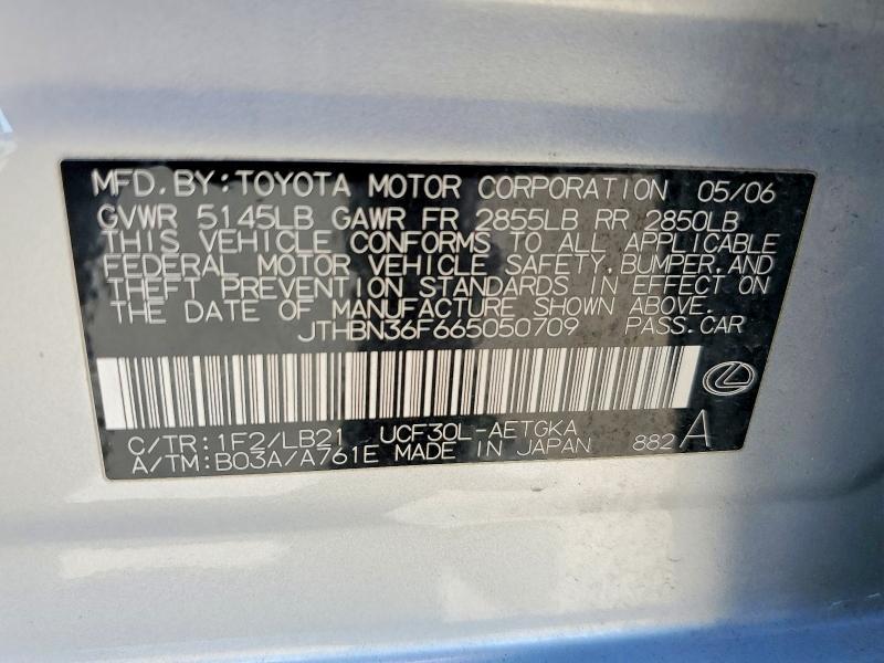 2006 Lexus Ls 430