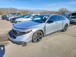 Salvage cars for sale from Copart Assonet, MA: 2024 Honda Accord Hybrid Sport