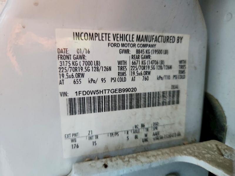 2016 Ford F550 Super Duty