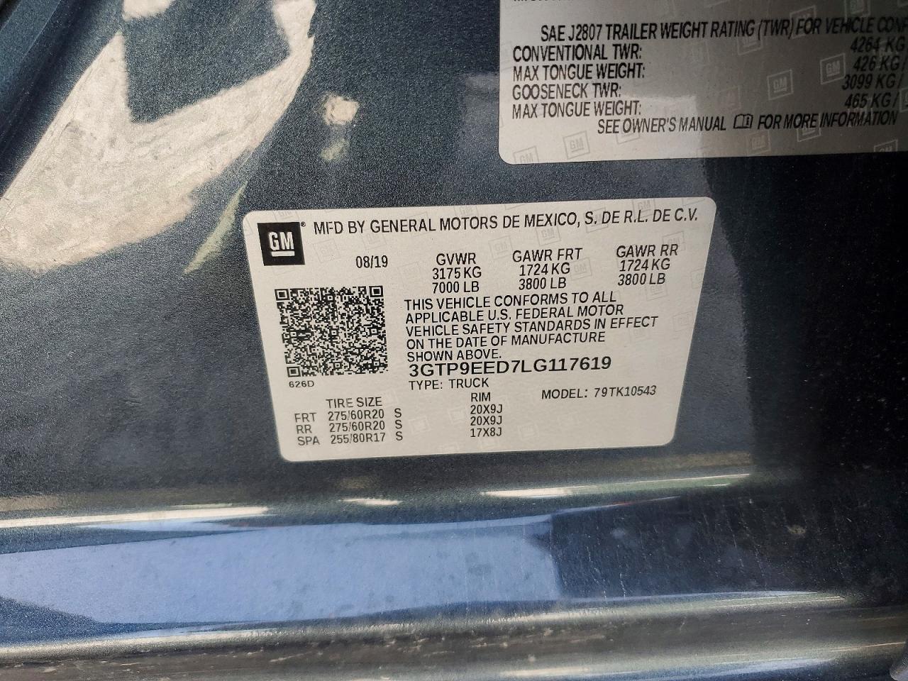 2020 GMC Sierra K1500 AT4