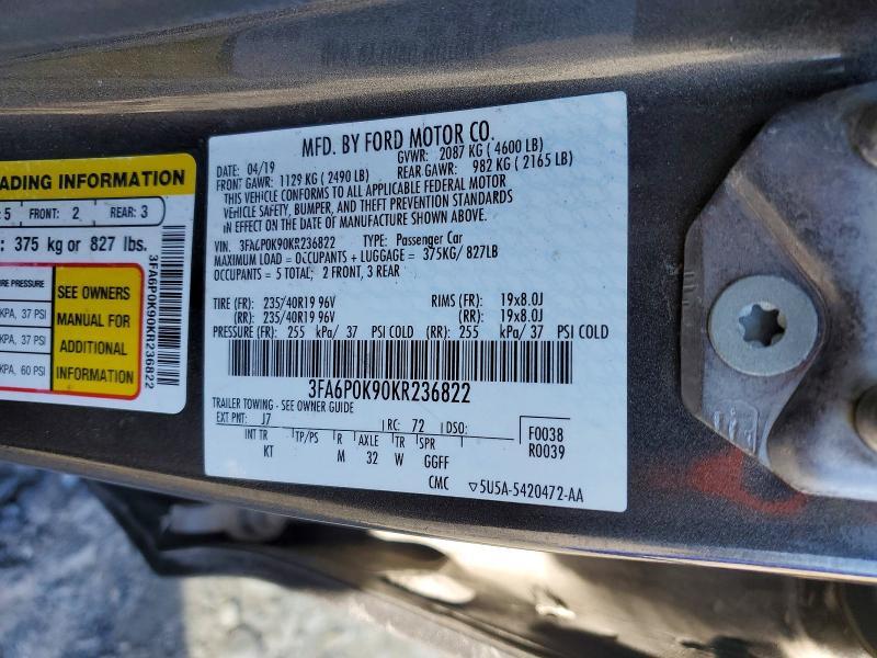 2019 Ford Fusion Titanium