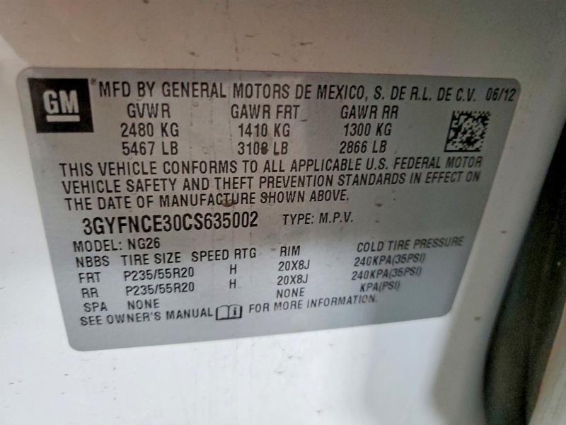 2012 Cadillac Srx Premium Collection