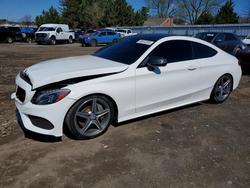 Mercedes-Benz C-class salvage cars for sale: 2017 Mercedes-Benz C 300 4matic