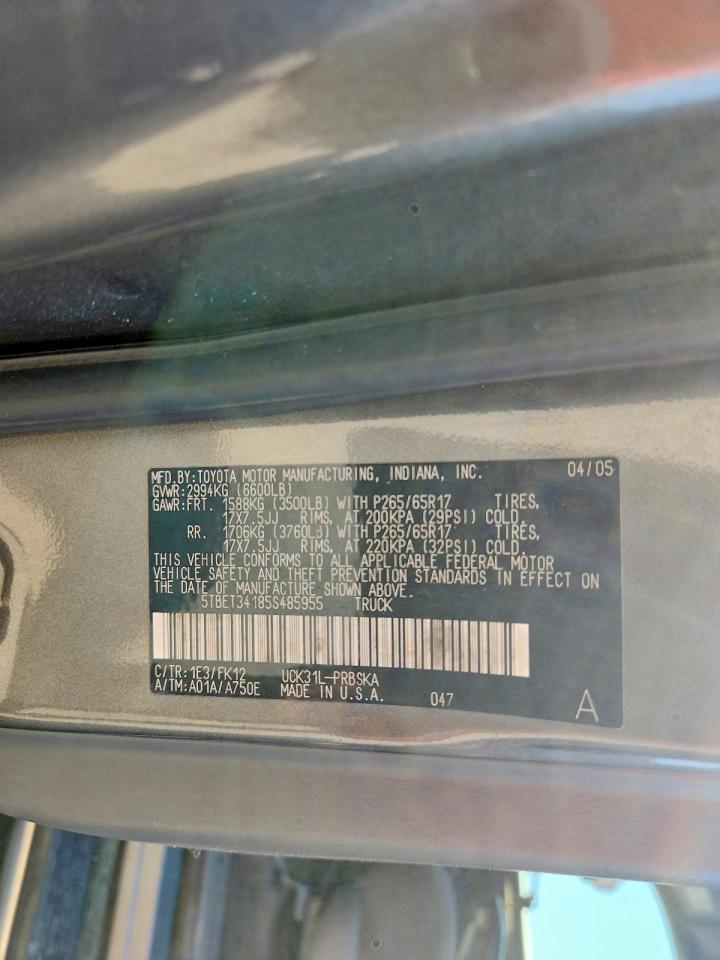 2005 Toyota Tundra Double Cab SR5