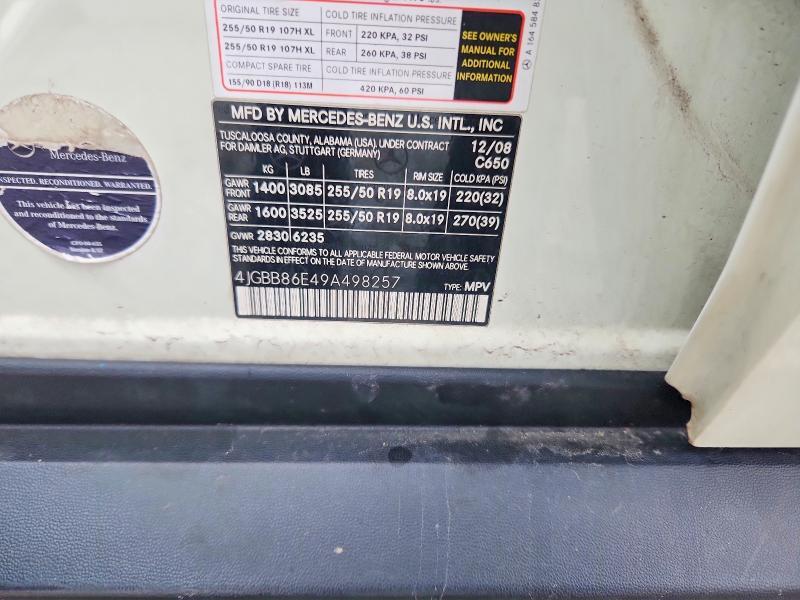 2009 Mercedes-Benz Ml 350