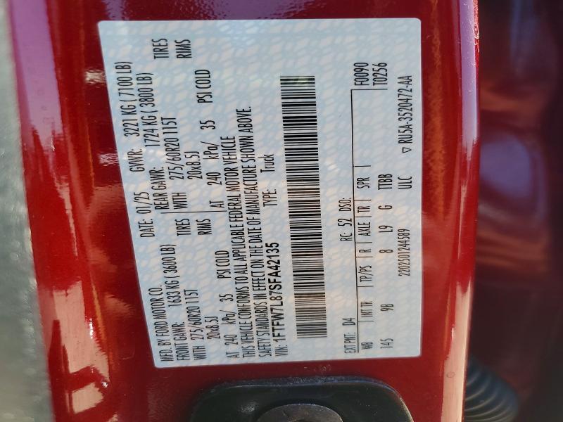 2025 Ford F150 Platinum