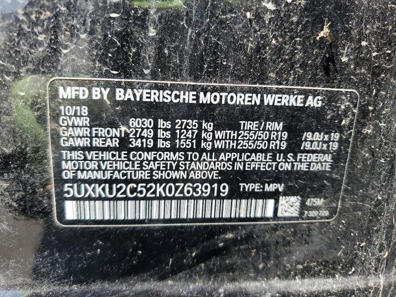 2019 BMW X6 Xdrive35i