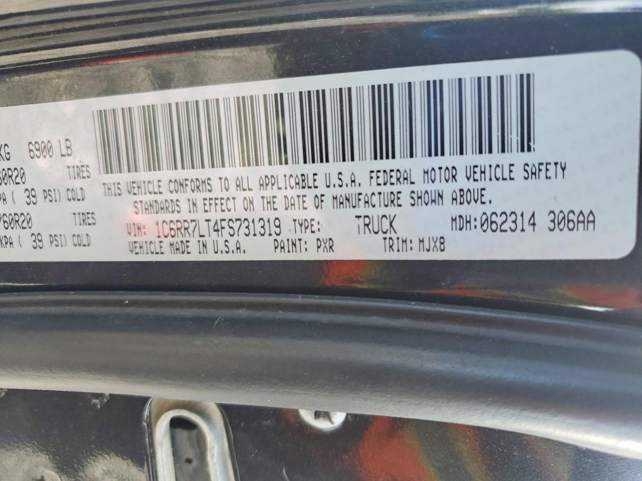 2015 Dodge RAM 1500 SLT